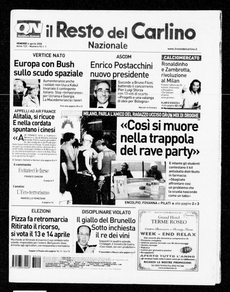 Il Resto del Carlino : giornale dell'Emilia